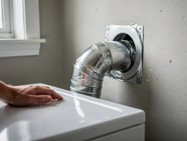 Home Gardens Dryer Vent Cleaning expert performing professional dryer vent repair and installation in Home Gardens