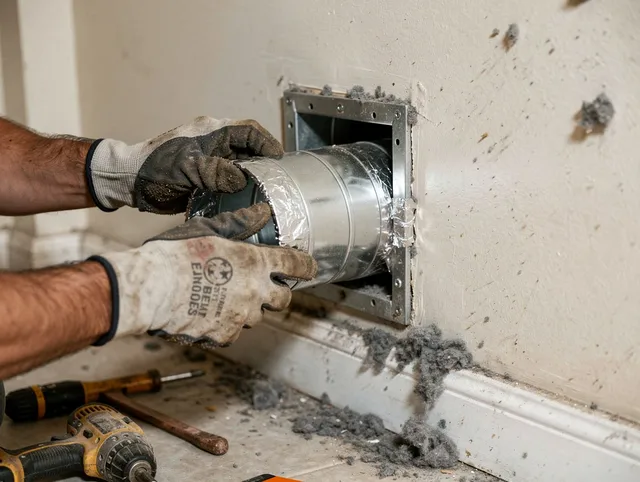 Professional dryer vent repair and installation by Home Gardens Dryer Vent Cleaning in Home Gardens
