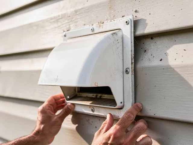 Home Gardens Dryer Vent Cleaning technician delivering thorough residential dryer vent cleaning service in Home Gardens